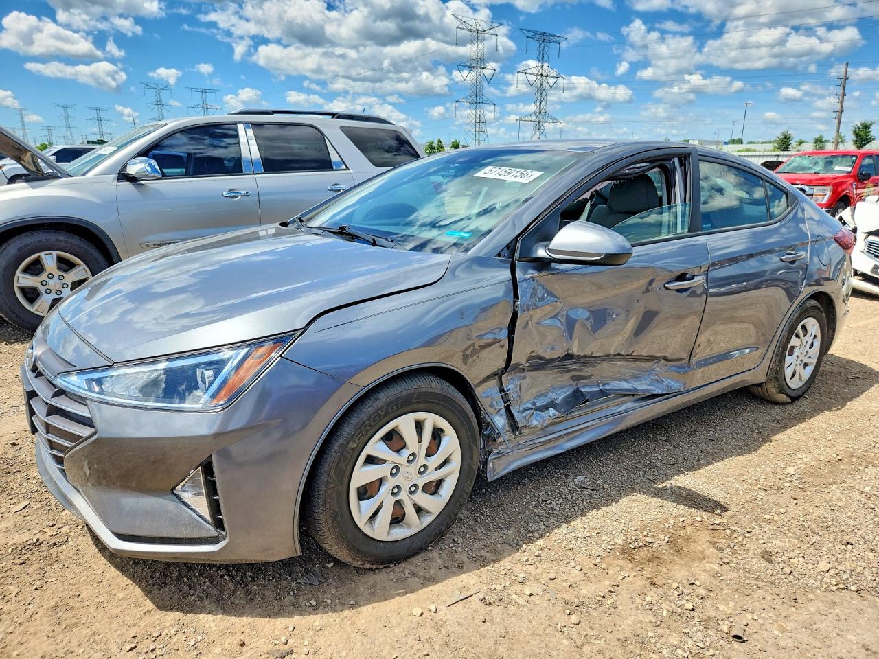 2019 Hyundai Elantra SE, VIN 5NPD74LFXKH441743 — Side