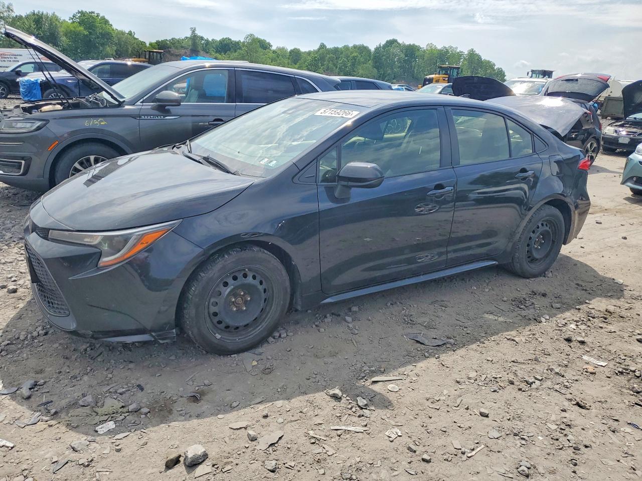 2021 Toyota Corolla LE, VIN JTDEPMAE2MJ169374 — Rear end