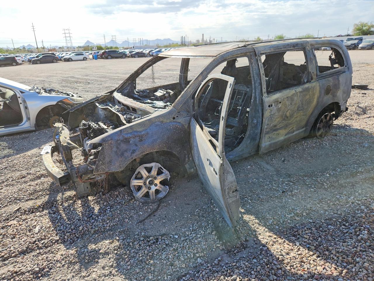 2010 Chrysler Town & Country Touring, VIN 2A4RR5D10AR368841 — Burn