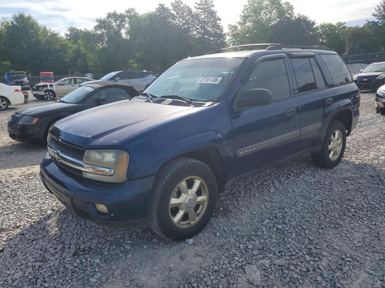 2003 Chevrolet TrailBlazer LS, VIN 1GNDS13S432148926 — Side