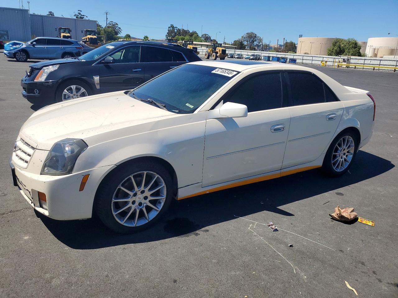 2007 Cadillac CTS, VIN 1G6DP577670156750 — Vandalism
