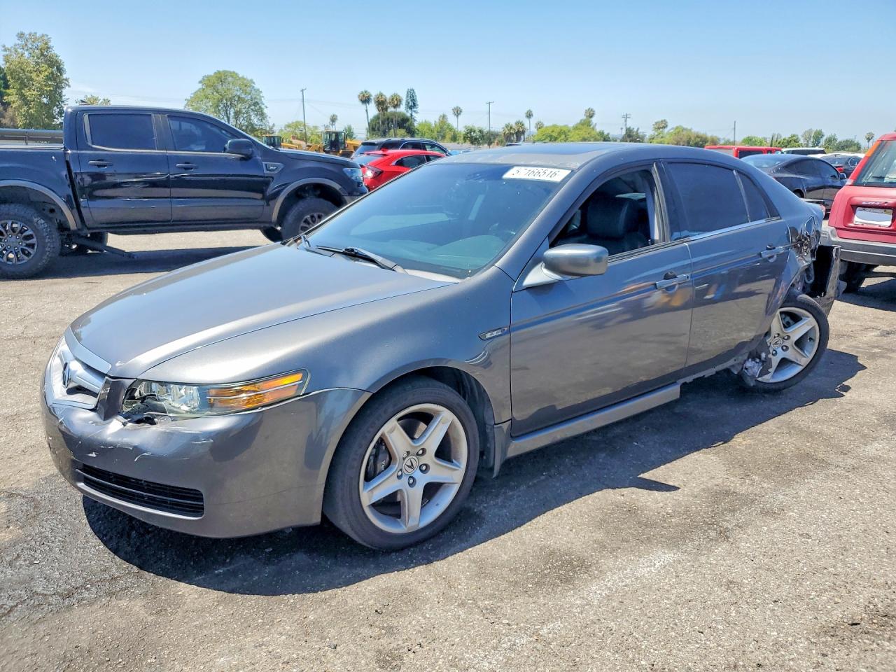 2005 Acura TL, VIN 19UUA65565A007284 — Rear end