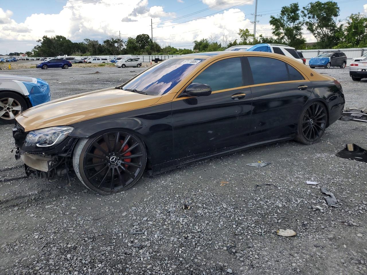 2015 Mercedes-Benz S 550, VIN WDDUG8CB7FA201749 — Front end