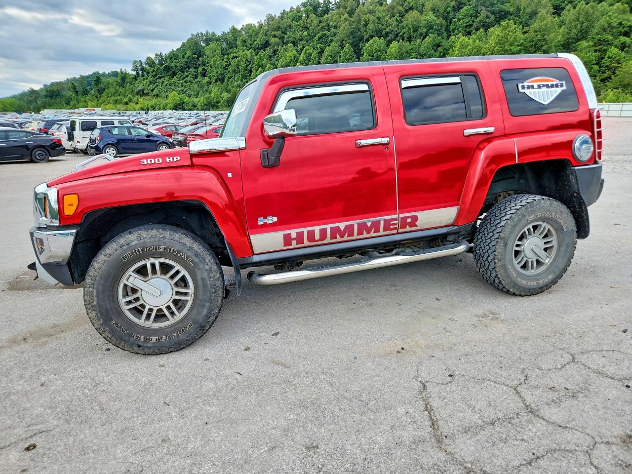 2008 Hummer H3 Alpha, VIN 5GTEN63L288190874 — Front end