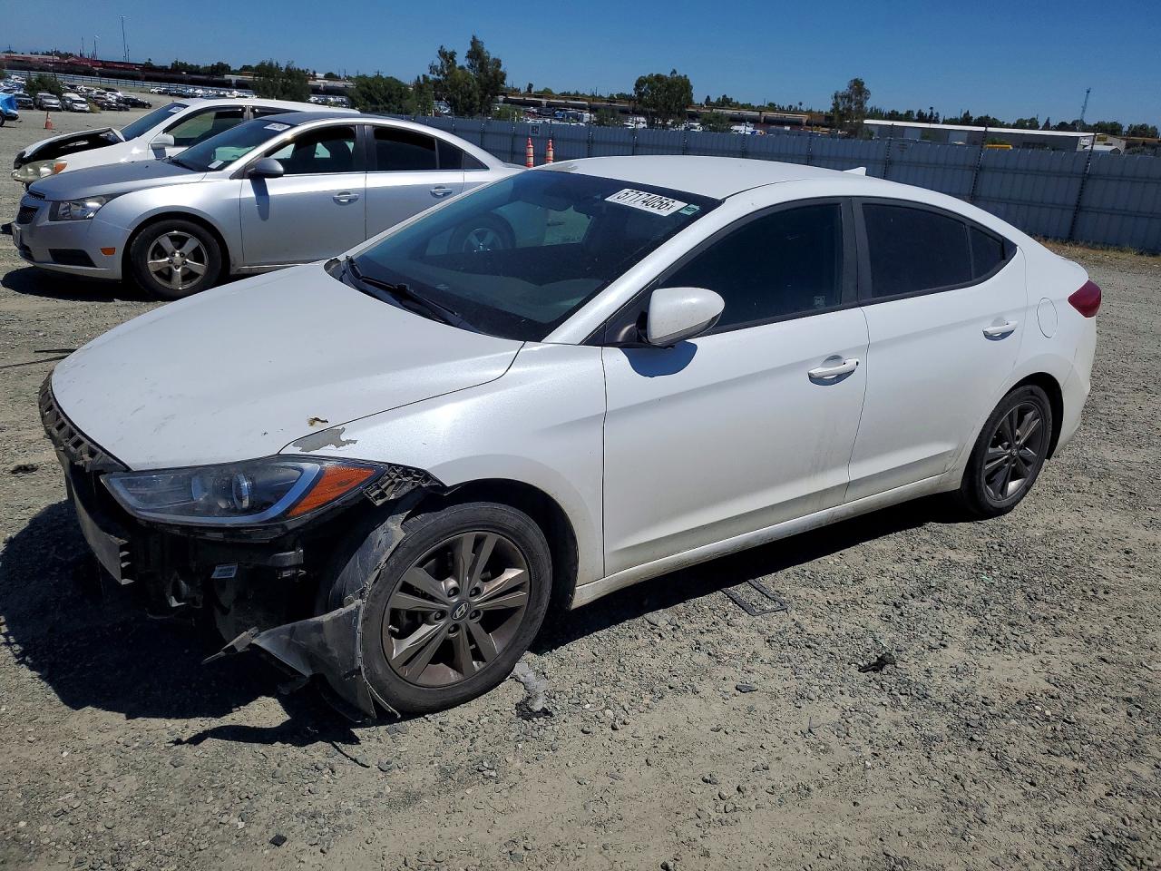 2018 Hyundai Elantra Value Edition, VIN 5NPD84LF8JH341202 — Front end
