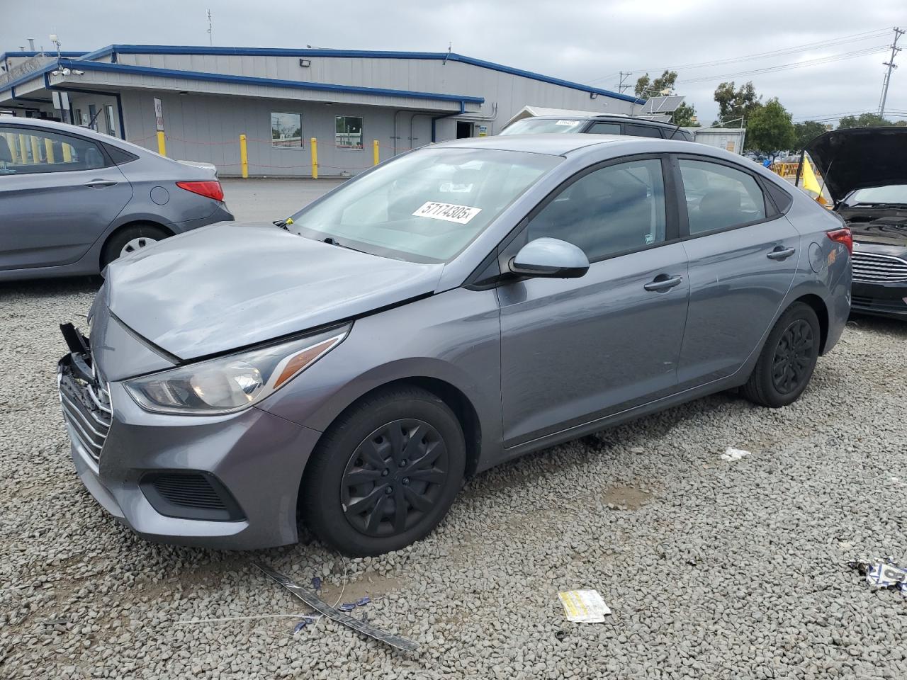 2018 Hyundai Accent SE, VIN 3KPC24A34JE021580 — Front end