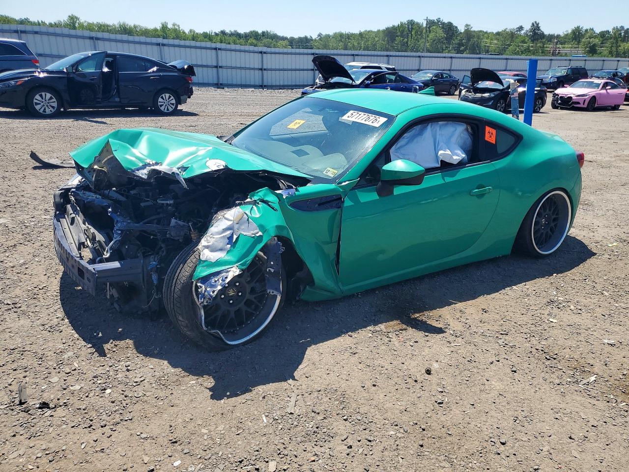 2013 Scion FR-S, VIN JF1ZNAA10D2700526 — Front end