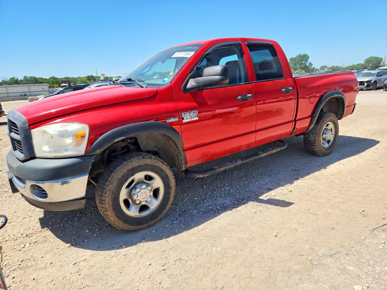 2007 Dodge 2500 ST, VIN 1D7KS28D17J589835 — Roof