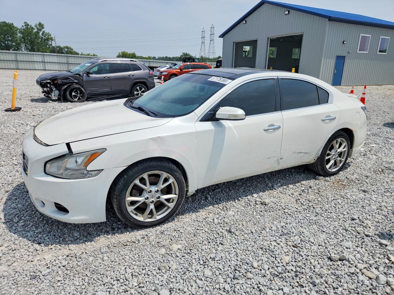 2012 Nissan Maxima SV, VIN 1N4AA5AP7CC800734 — Бок