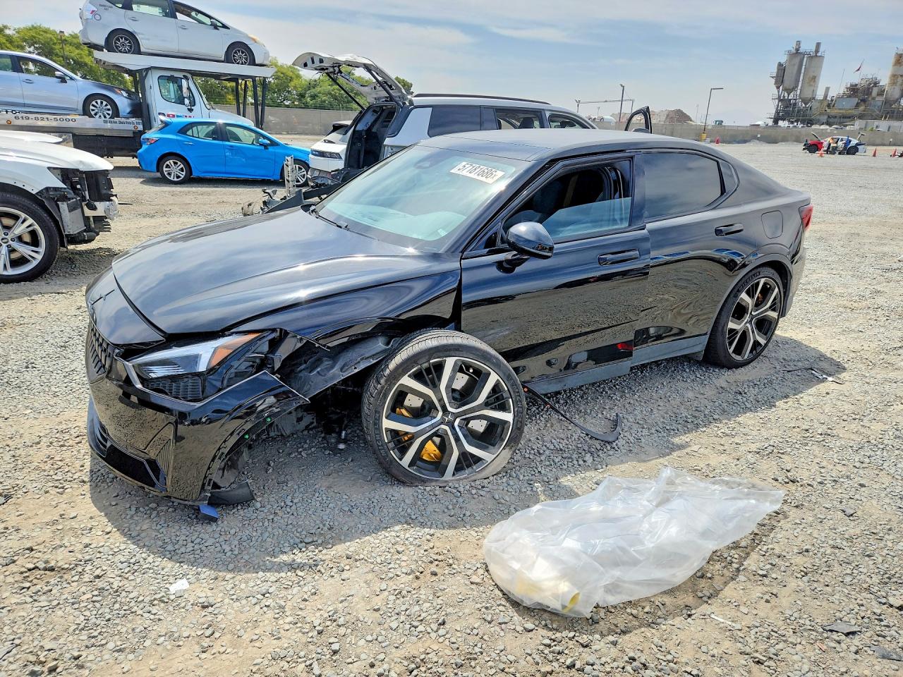 2022 Polestar 2, VIN LPSED3KA7NL058431 — Перед
