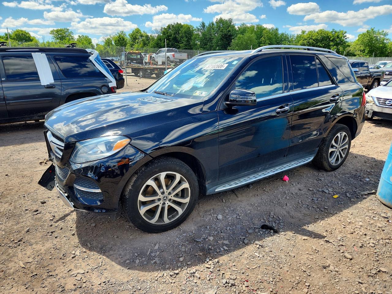 2018 Mercedes-Benz GLE 350, VIN 4JGDA5JB9JB080458 — Side