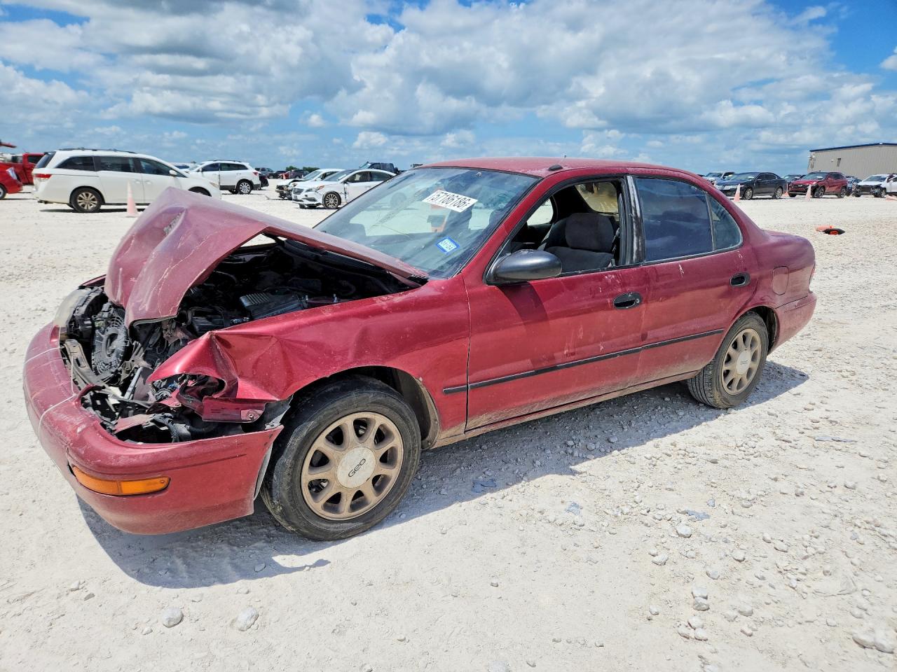 1995 Chevrolet Prizm Lsi, VIN 1Y1SK5281SZ060656 — Front end