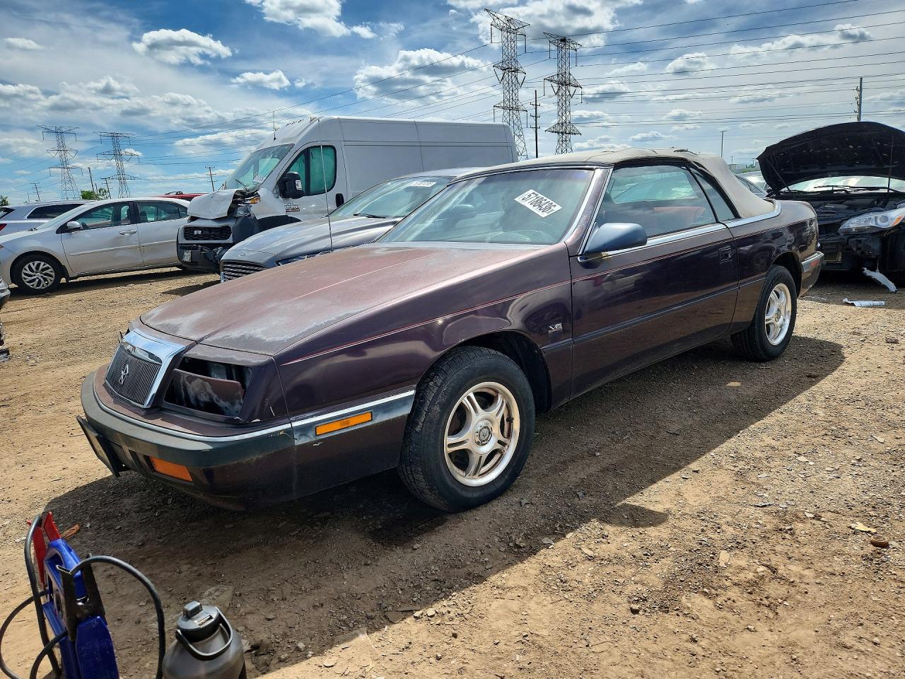 1991 Chrysler LeBaron, VIN 1C3XJ4536MG100515 — Side