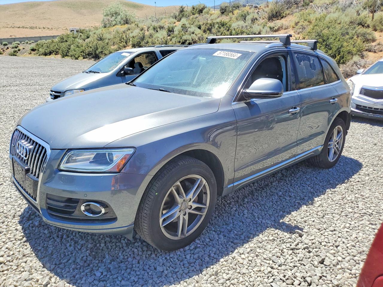 2016 Audi Q5 Premium Plus, VIN WA1L2AFPXGA051666 — Rear end