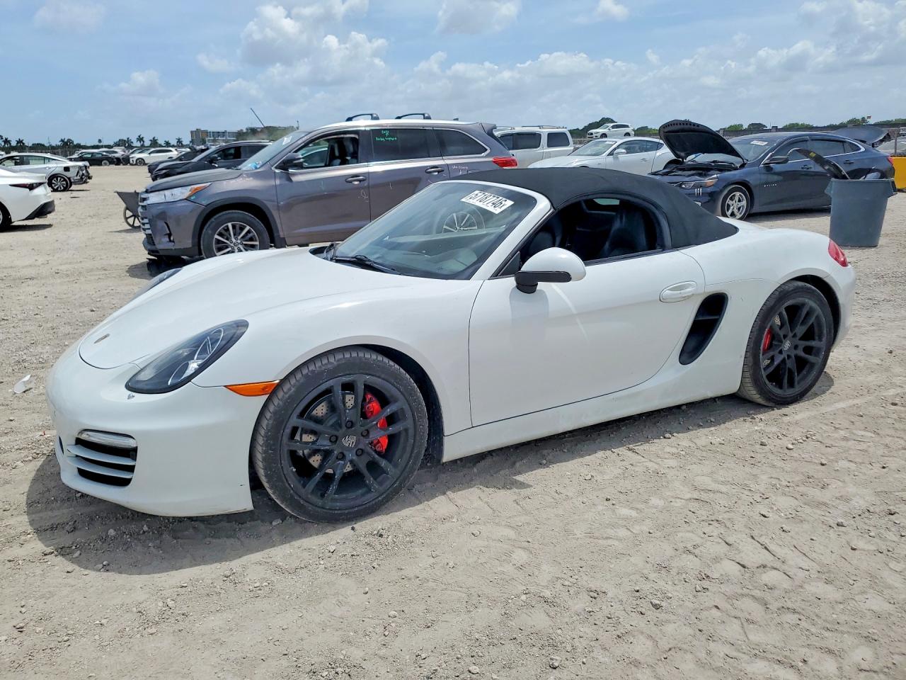 2013 Porsche Boxster, VIN WP0CA2A8XDS114088 — Water / flood