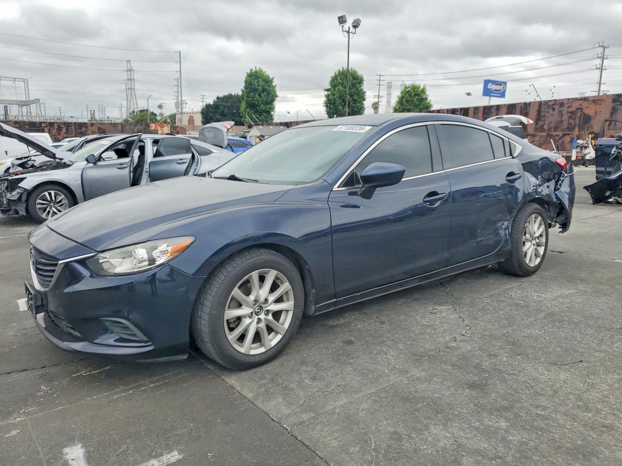 2016 Mazda 6 i Sport, VIN JM1GJ1U50G1437296 — Rear end