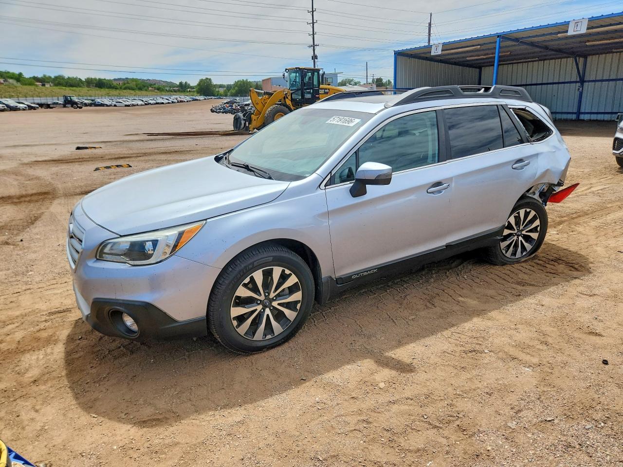 2016 Subaru Outback Limited, VIN 4S4BSBNC3G3218553 — Rear end