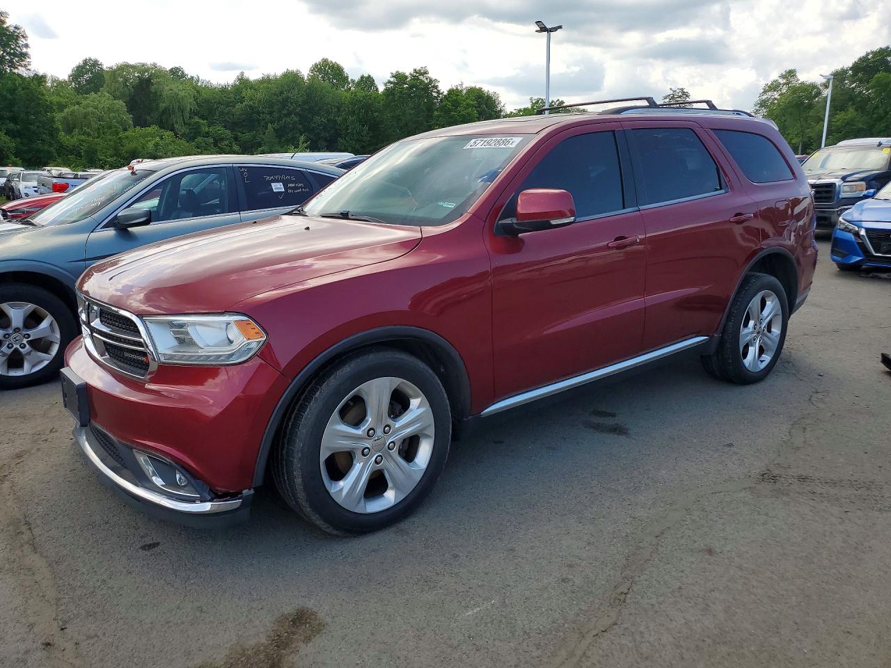 2014 Dodge Durango Limited, VIN 1C4RDJDG9EC592299 — Undercarriage