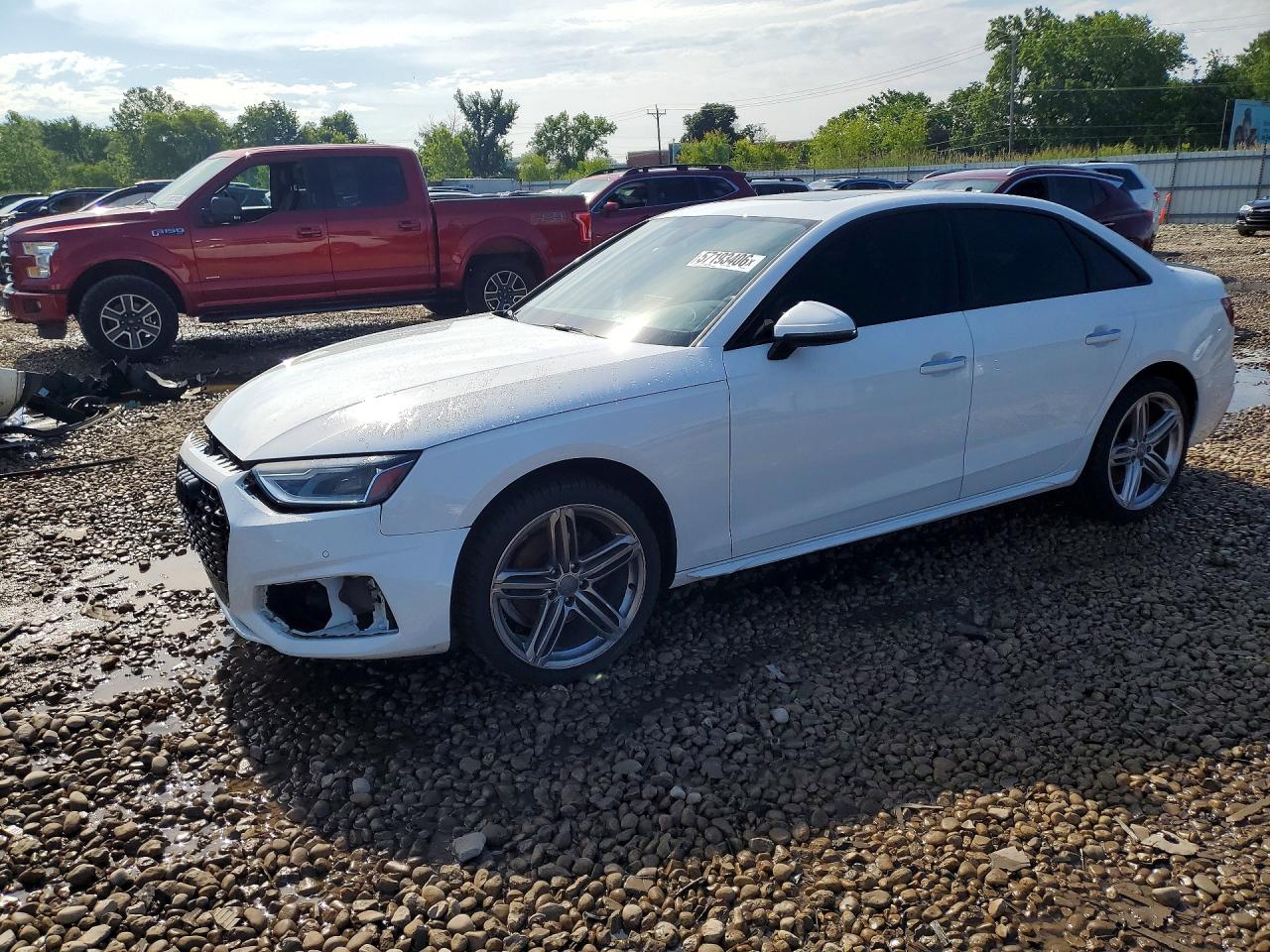 2021 Audi A4 Premium, VIN WAUABAF42MN014826 — Перед