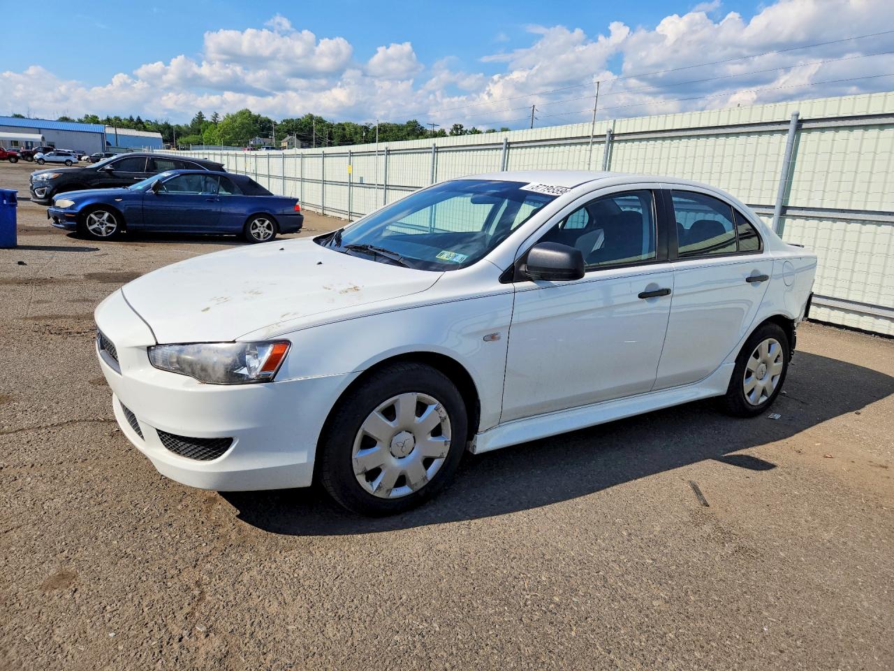2010 Mitsubishi Lancer DE, VIN JA32U1FU2AU018019 — Rear end