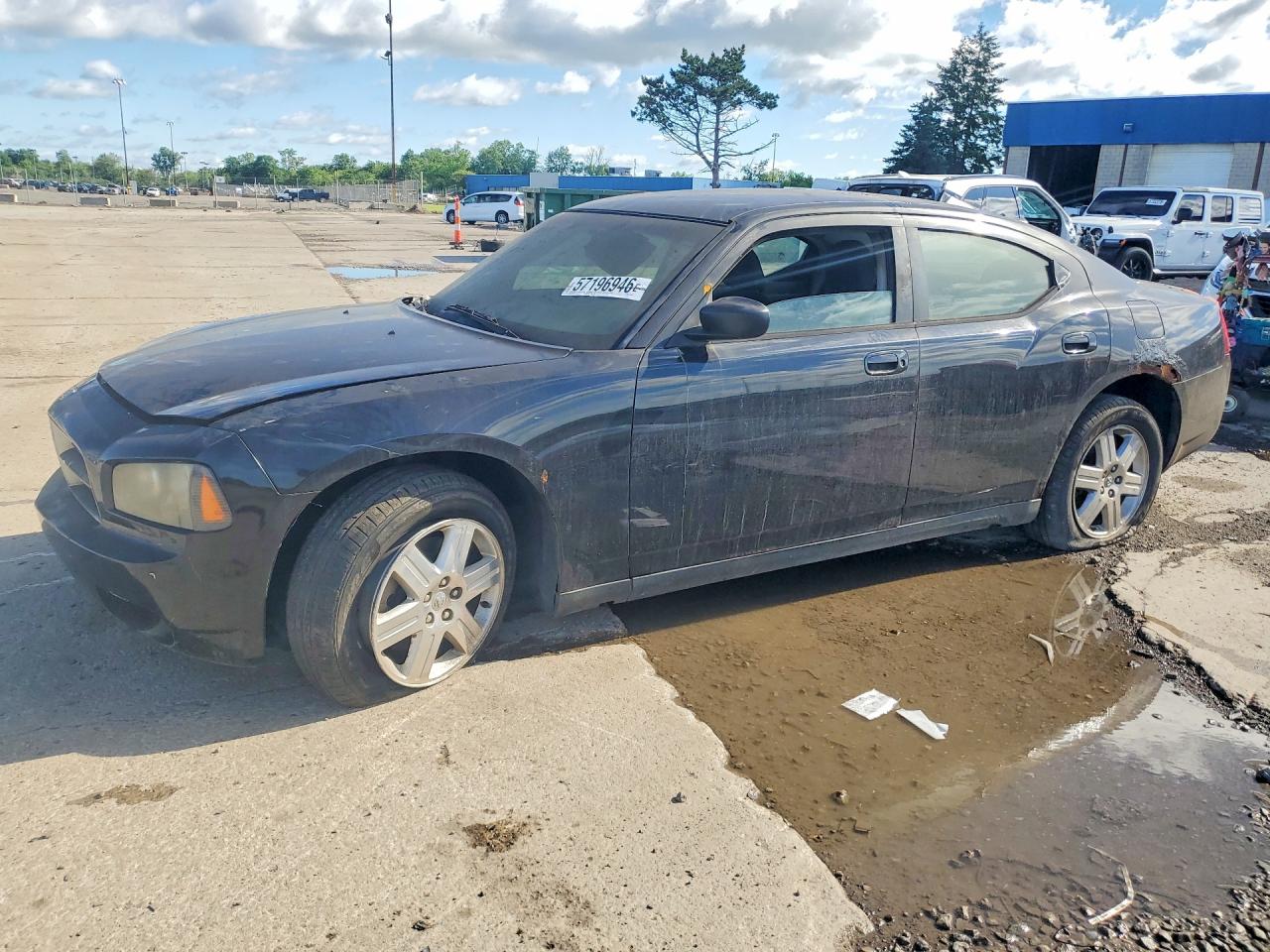 2007 Dodge Charger SXT, VIN 2B3LK43G87H797922 — Burn