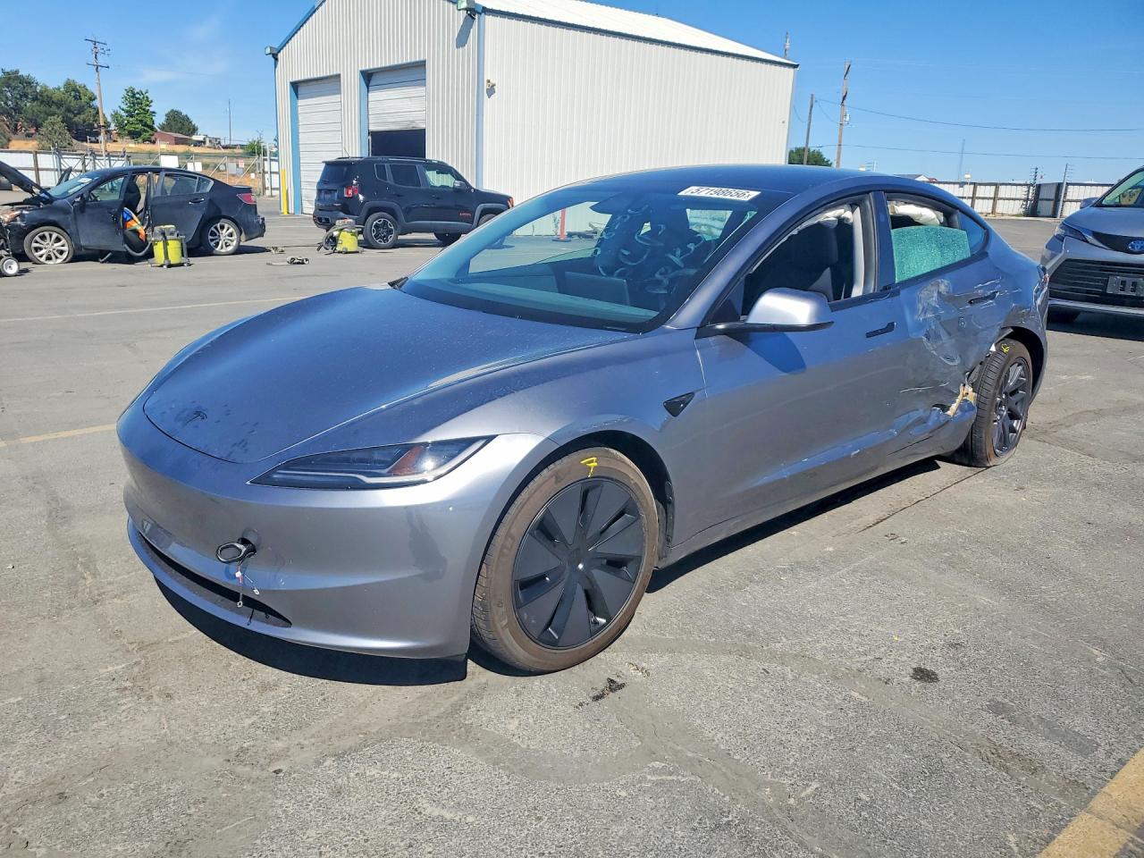 2026 Tesla Model 3 Premium, VIN 5YJ3E1EB4TF170835 — Side