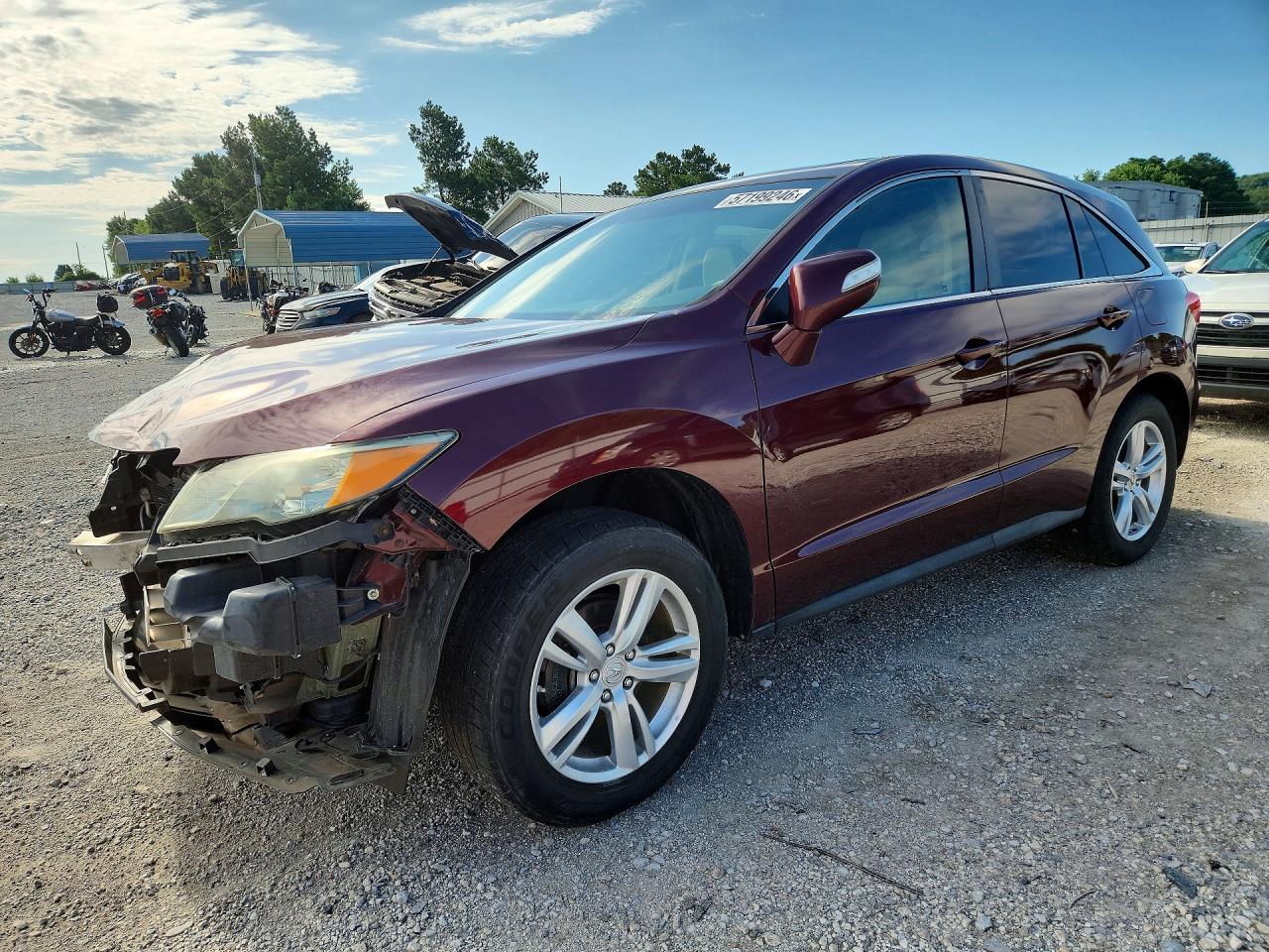 2014 Acura RDX, VIN 5J8TB4H30EL000455 — Front end