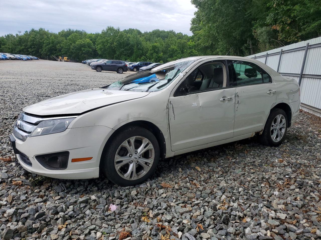 2012 Ford Fusion SE, VIN 3FAHP0HA4CR164941 — Roof