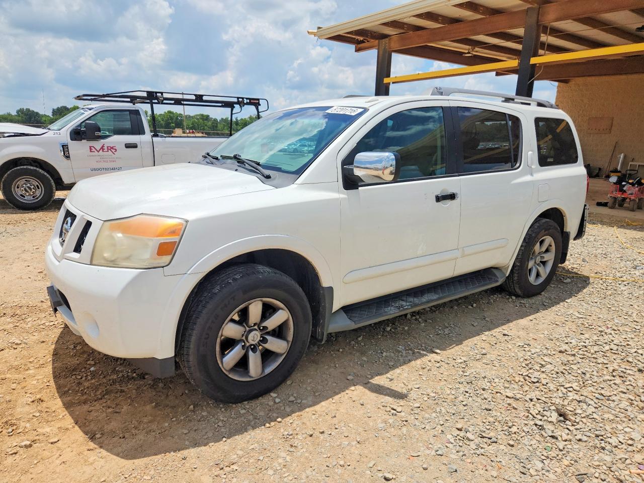 2010 Nissan Armada SE, VIN 5N1BA0ND2AN606823 — Rear end