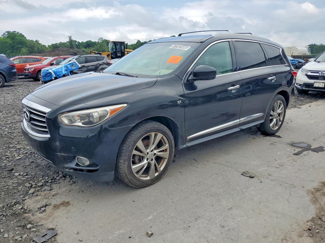 2014 Infiniti QX60, VIN 5N1AL0MM1EC501313 — Rear end
