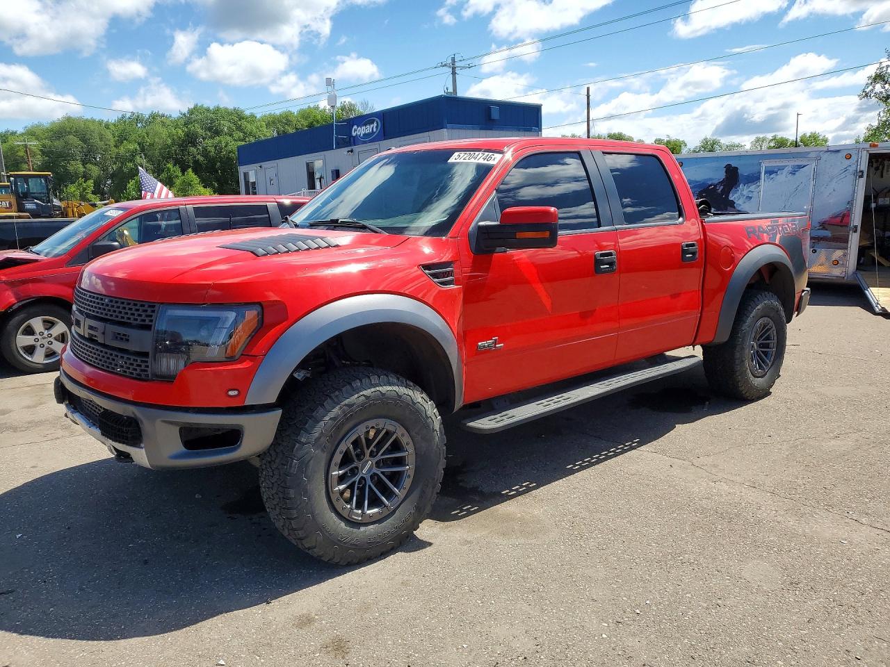 2013 Ford F-150 SVT Raptor, VIN 1FTFW1R60DFA53659 — Вода / потоп