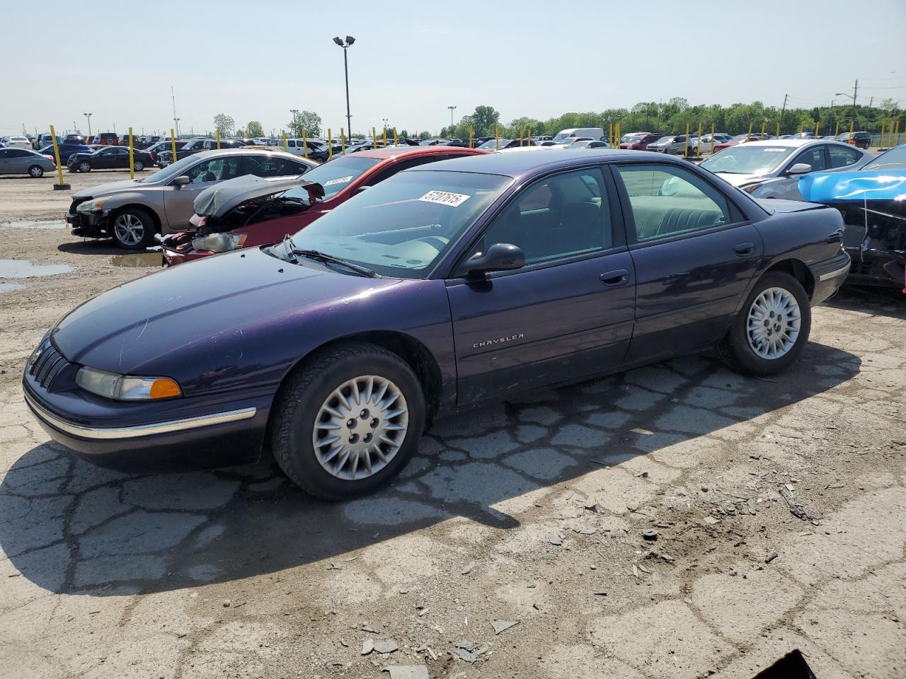 1997 Chrysler Concorde, VIN 2C3HD56F6VH596884 — Rear end
