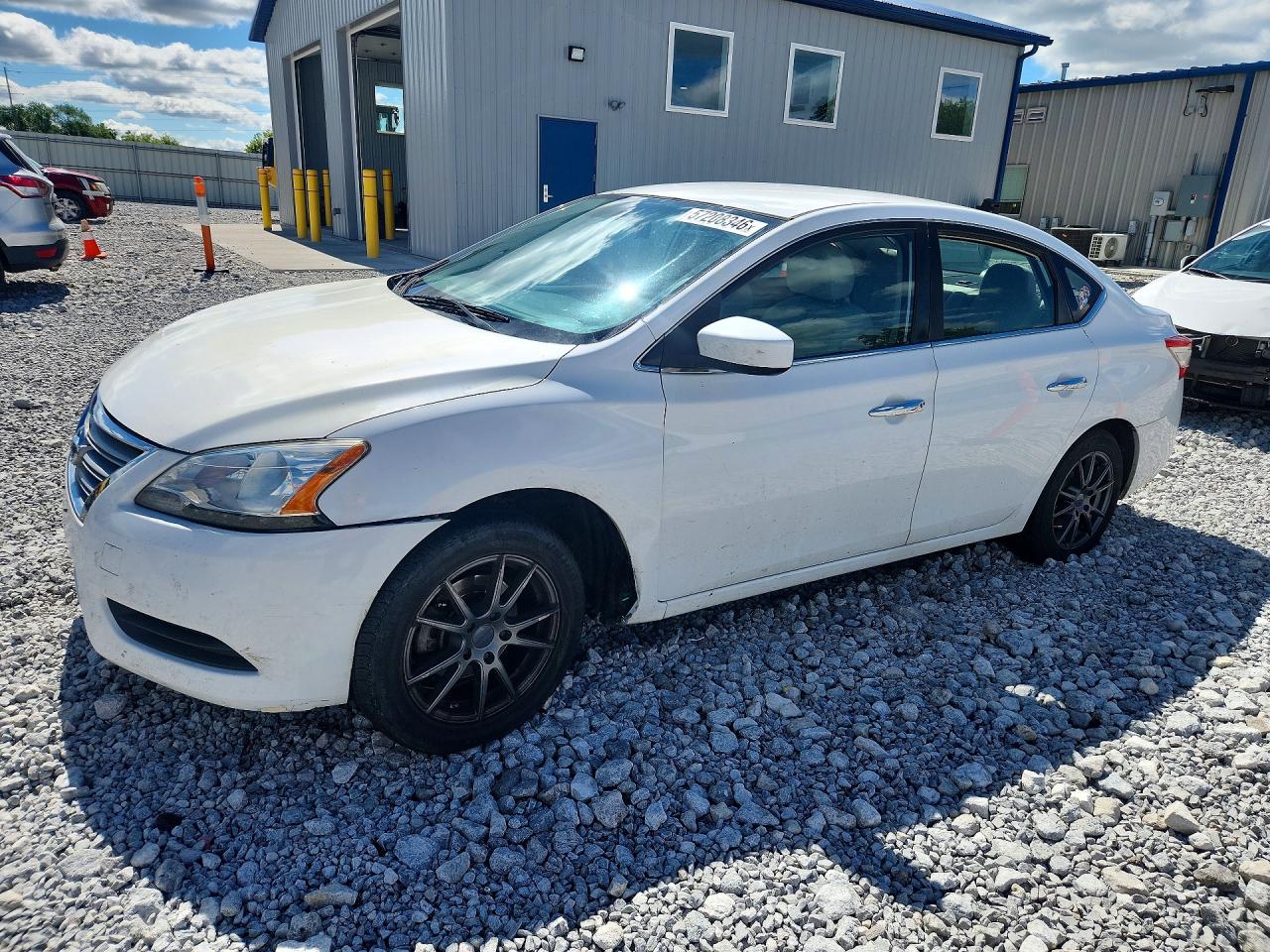 2015 Nissan Sentra SV, VIN 3N1AB7AP1FY244907 — Undercarriage