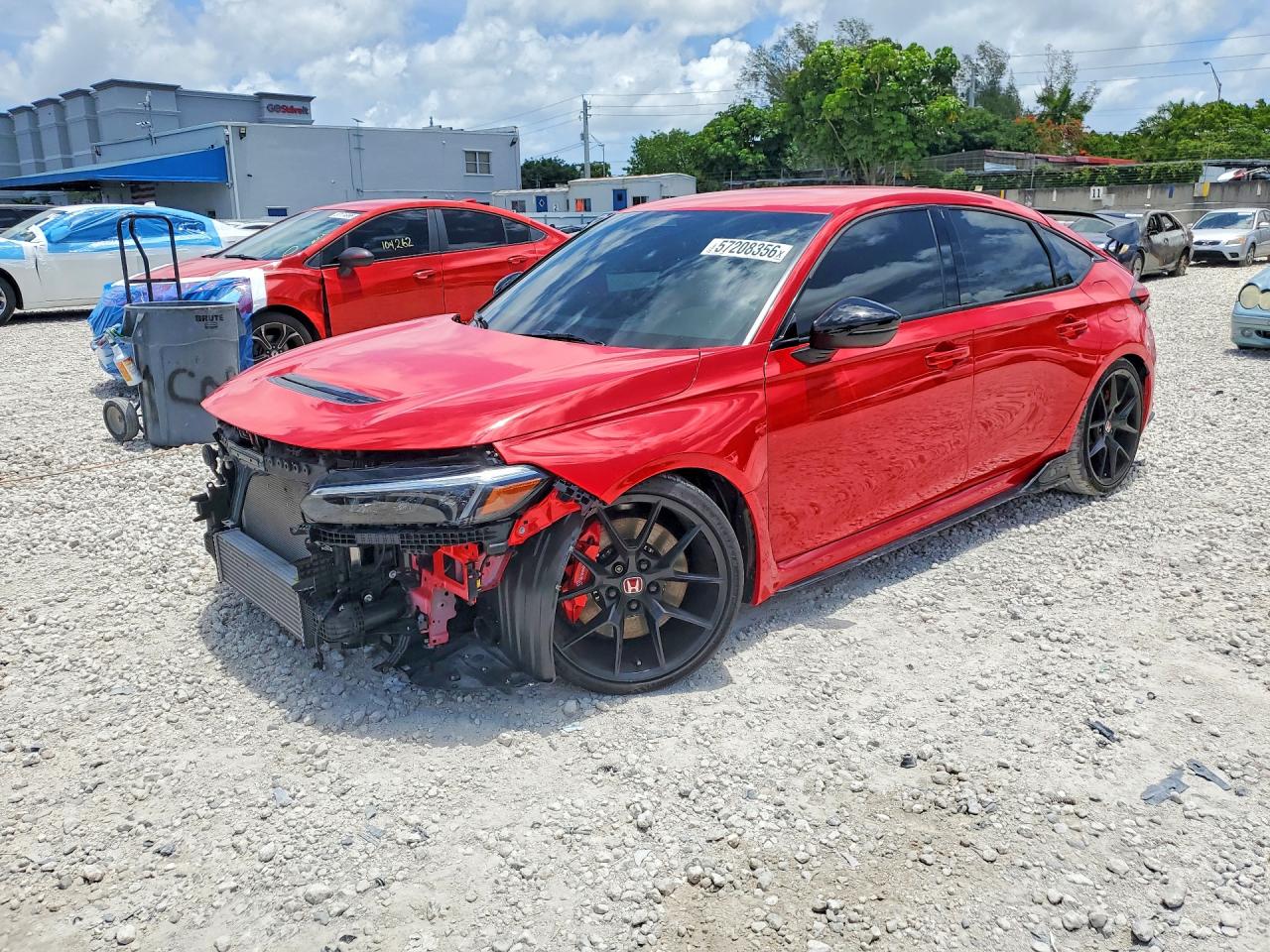 2025 Honda Civic Type R, VIN JHMFL5G49SX002877 — Front end