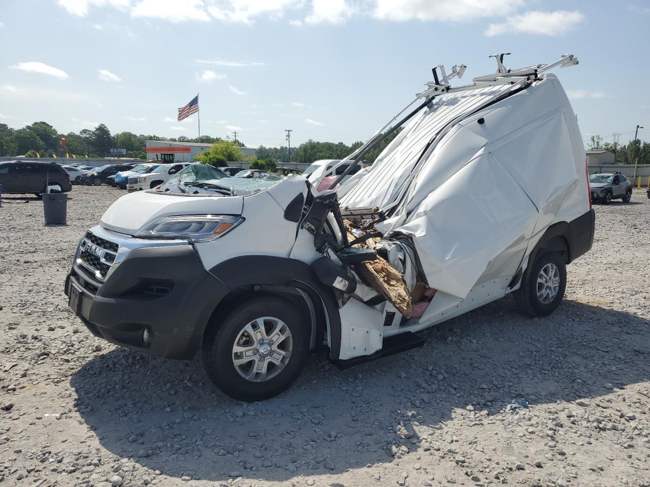 2025 Ram ProMaster Cargo Tradesman, VIN 3C6LRVBG0SE506097 — Roof