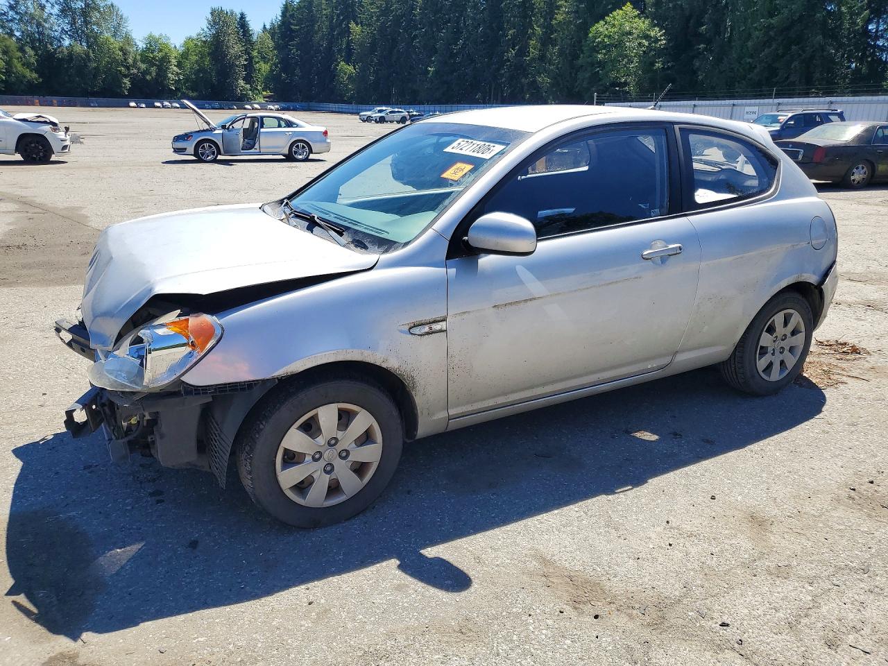 2010 Hyundai Accent GS, VIN KMHCM3AC8AU167644 — Front end