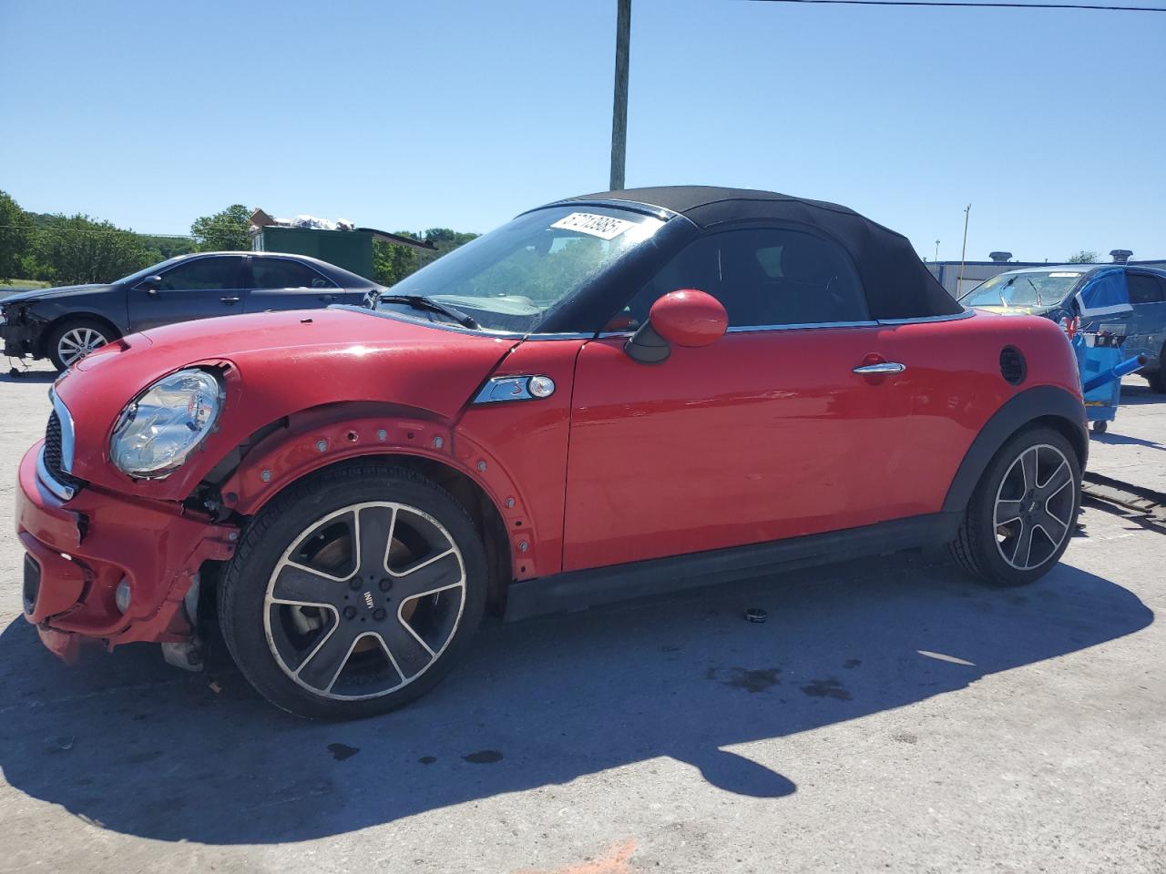 2012 MINI Roadster S, VIN WMWSY3C50CT144500 — Front end