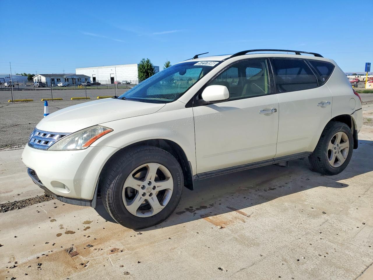 2004 Nissan Murano SL, VIN JN8AZ08W84W343410 — Rear end