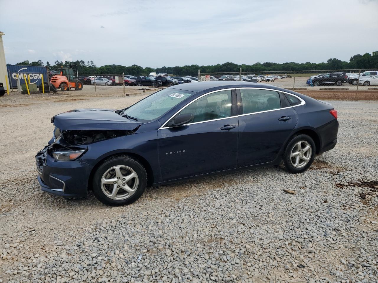 2017 Chevrolet Malibu LS, VIN 1G1ZB5ST5HF179496 — Front end