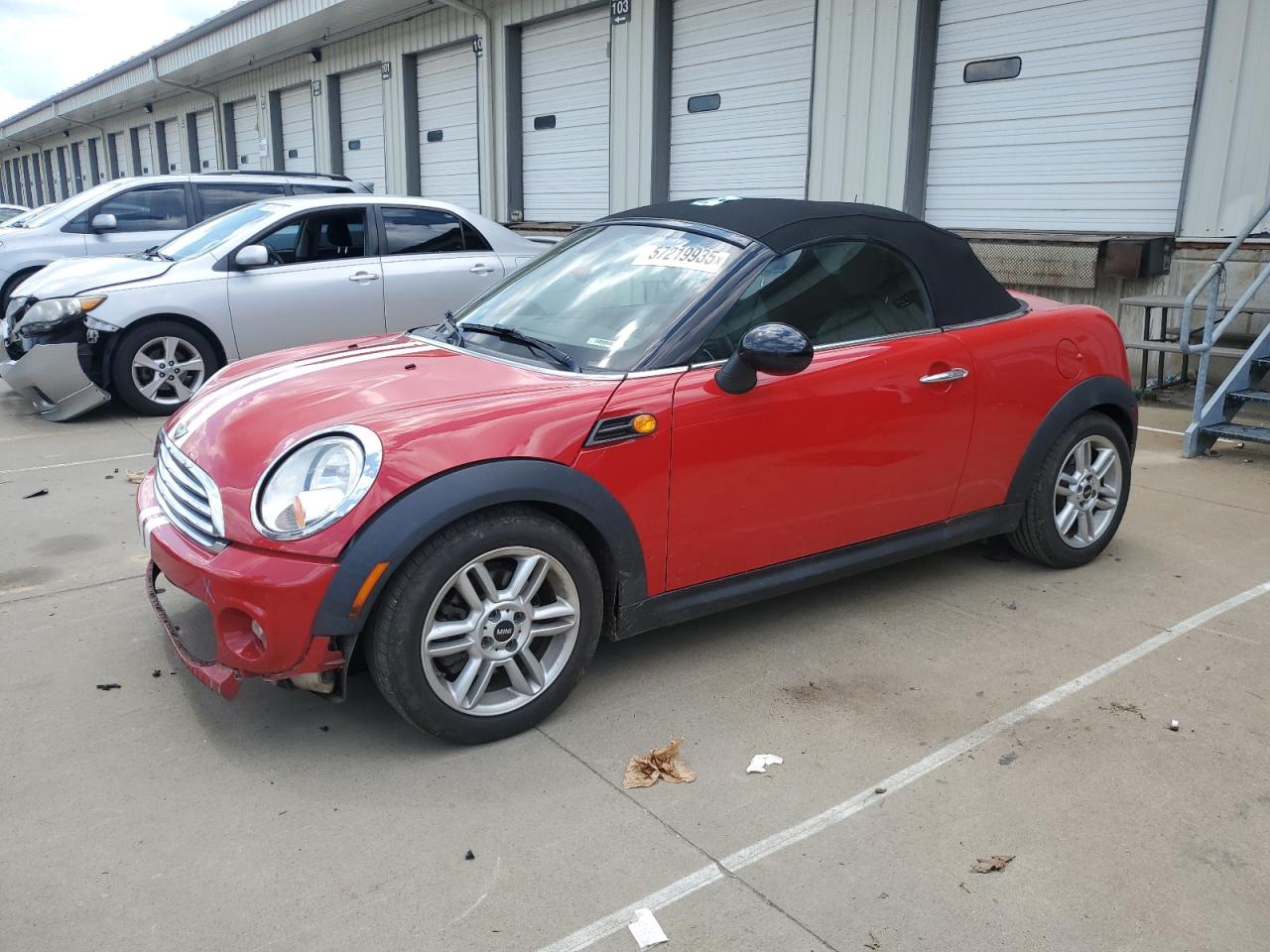 2013 MINI Roadster, VIN WMWSY1C5XDT429260 — Frame damage
