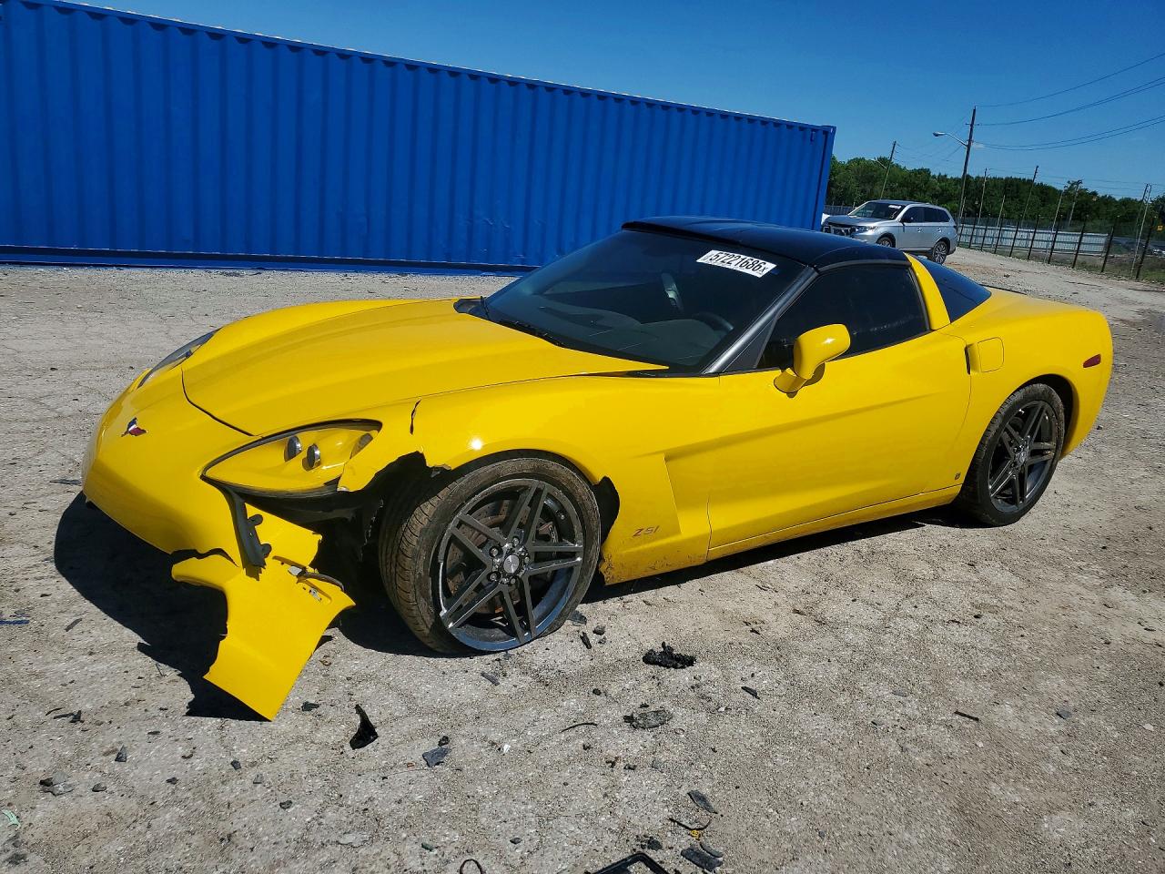 2007 Chevrolet Corvette, VIN 1G1YY25U975124955 — Перед