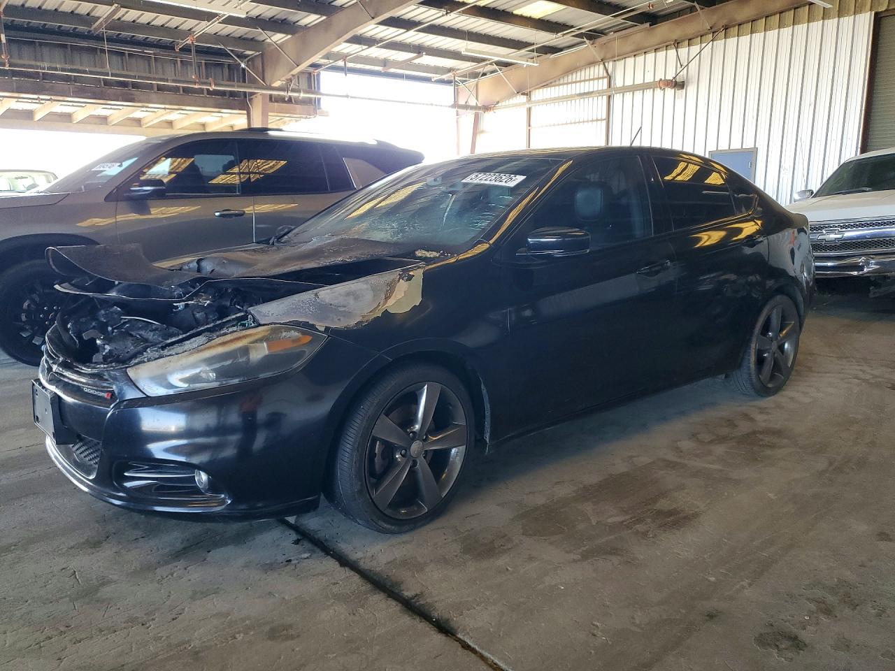 2014 Dodge Dart GT, VIN 1C3CDFEB3ED918697 — Engine fire