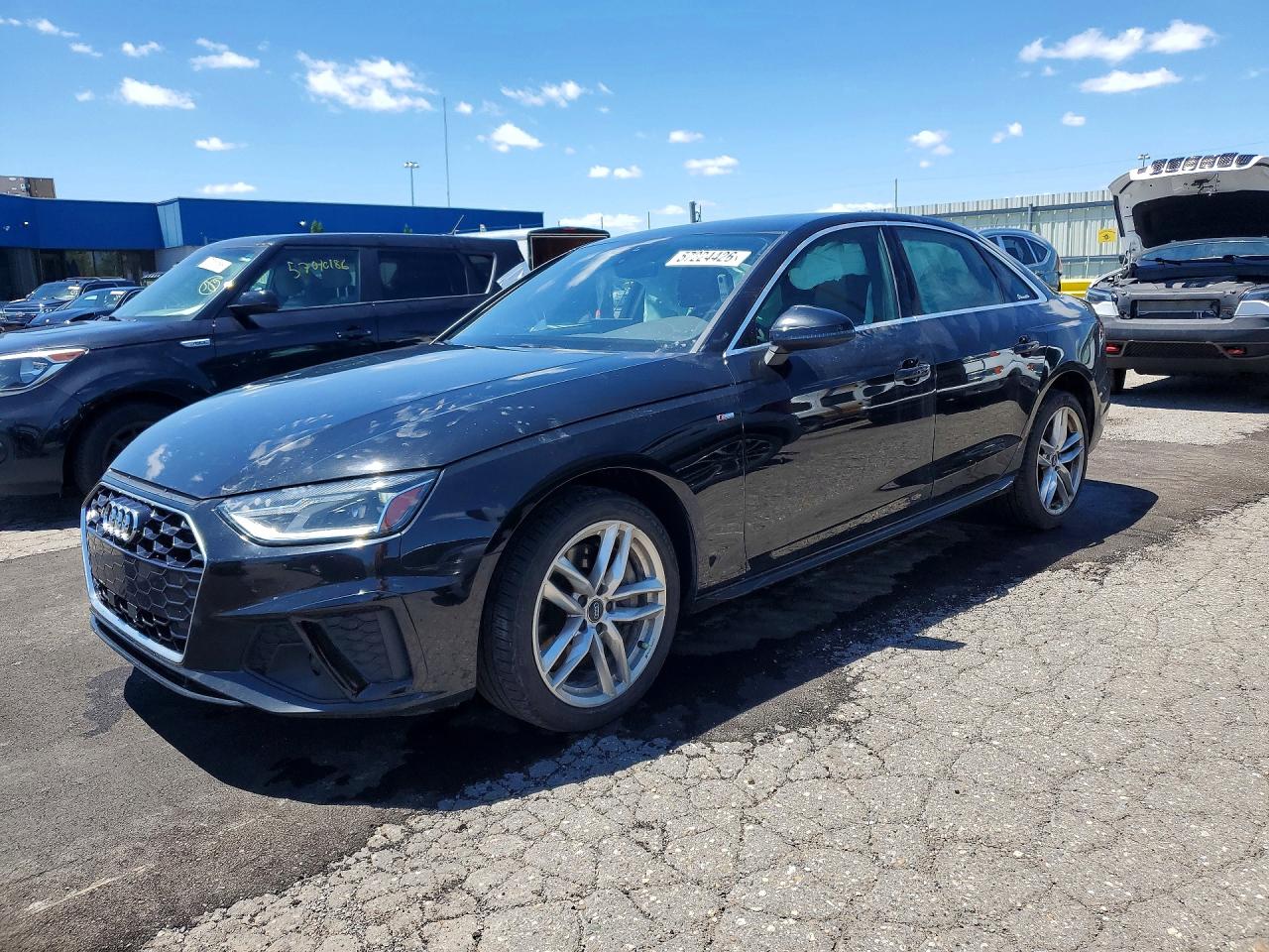 2020 Audi A4 Premium, VIN WAUDNAF49LN007195 — Side