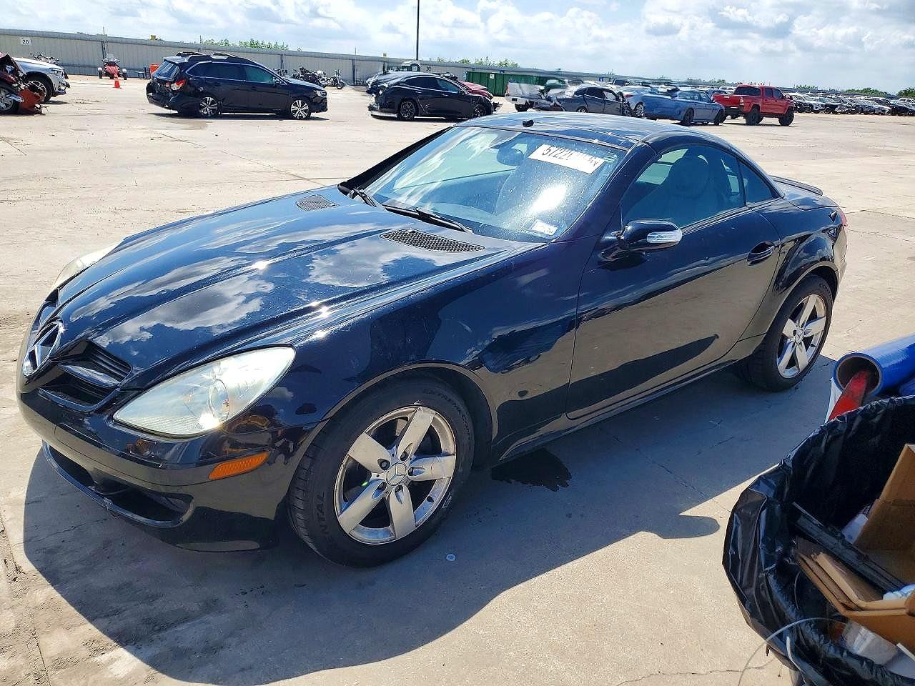 2006 Mercedes-Benz SLK 280, VIN WDBWK54F46F105449 — Hail