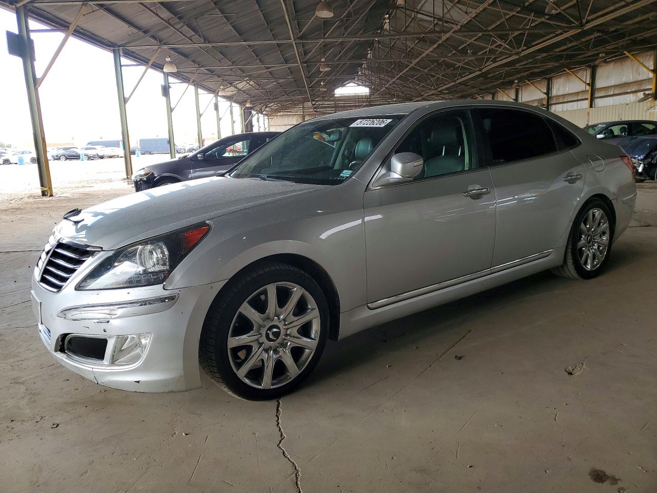 2012 Hyundai Equus Signature, VIN KMHGH4JH5CU054129 — Front end