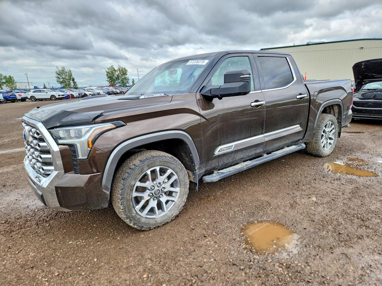2022 Toyota Tundra 1794 Edition, VIN 5TFMC5DB6NX006689 — Vandalism
