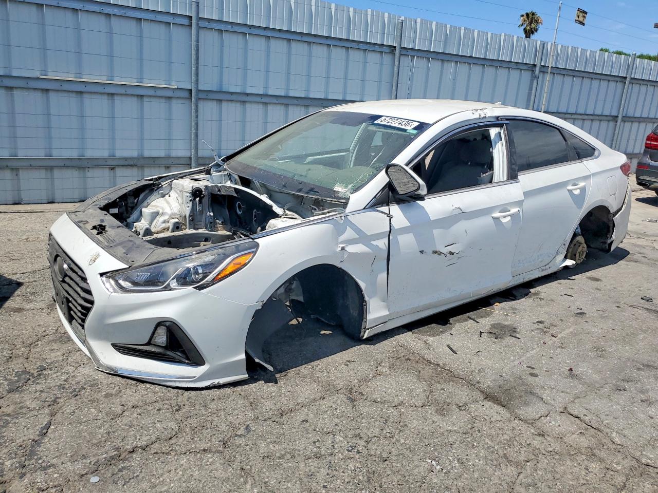 2018 Hyundai Sonata Eco, VIN 5NPE24AA0JH710759 — Stripped