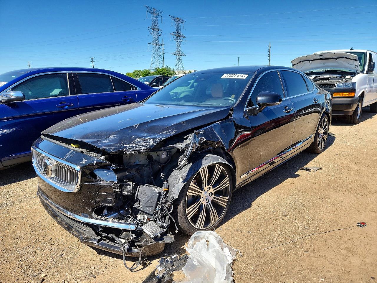 2022 Volvo S90 Inscription, VIN LVY062MLXNP250223 — Front end