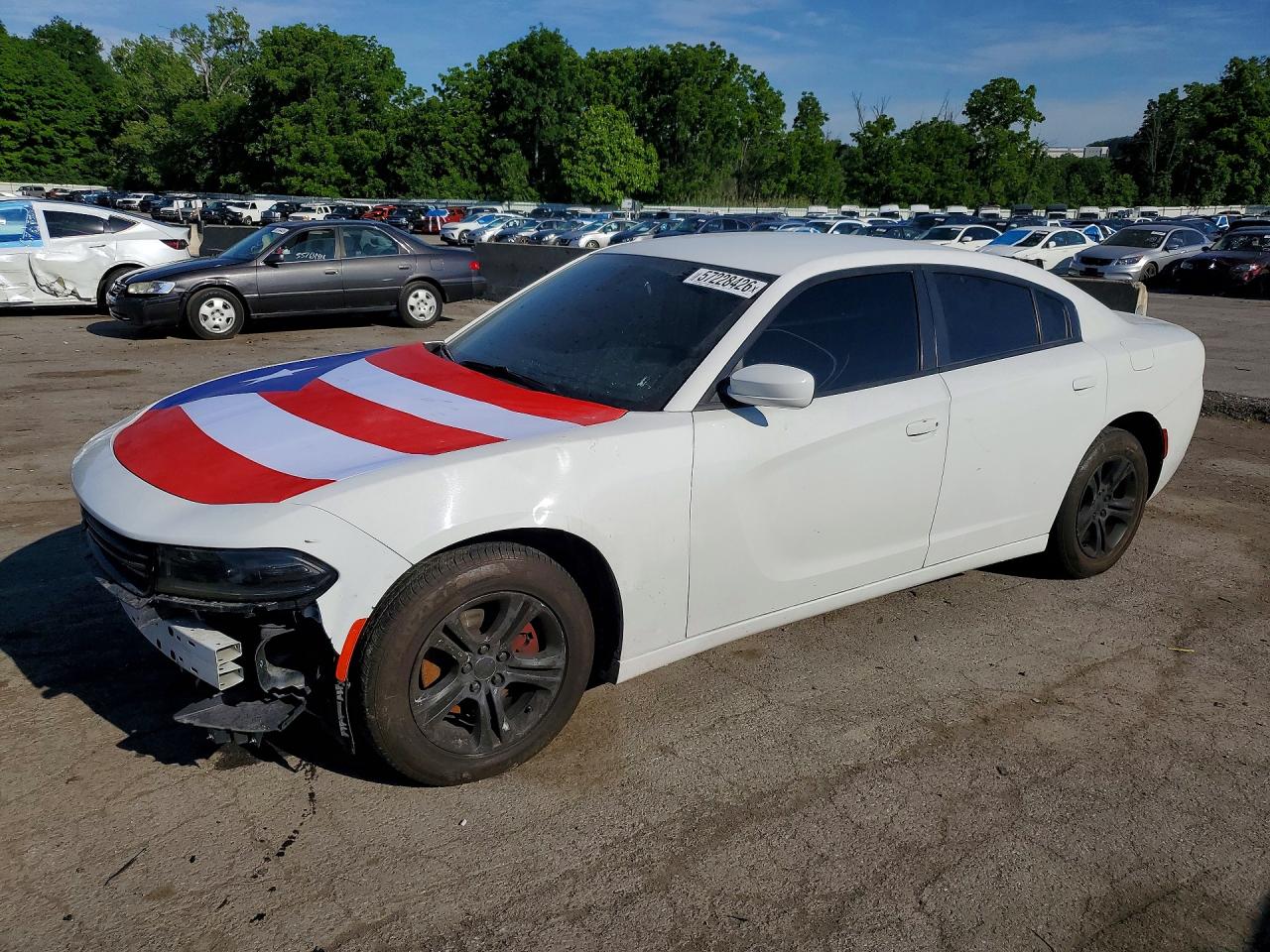 2022 Dodge Charger SXT, VIN 2C3CDXBG2NH224155 — Front end