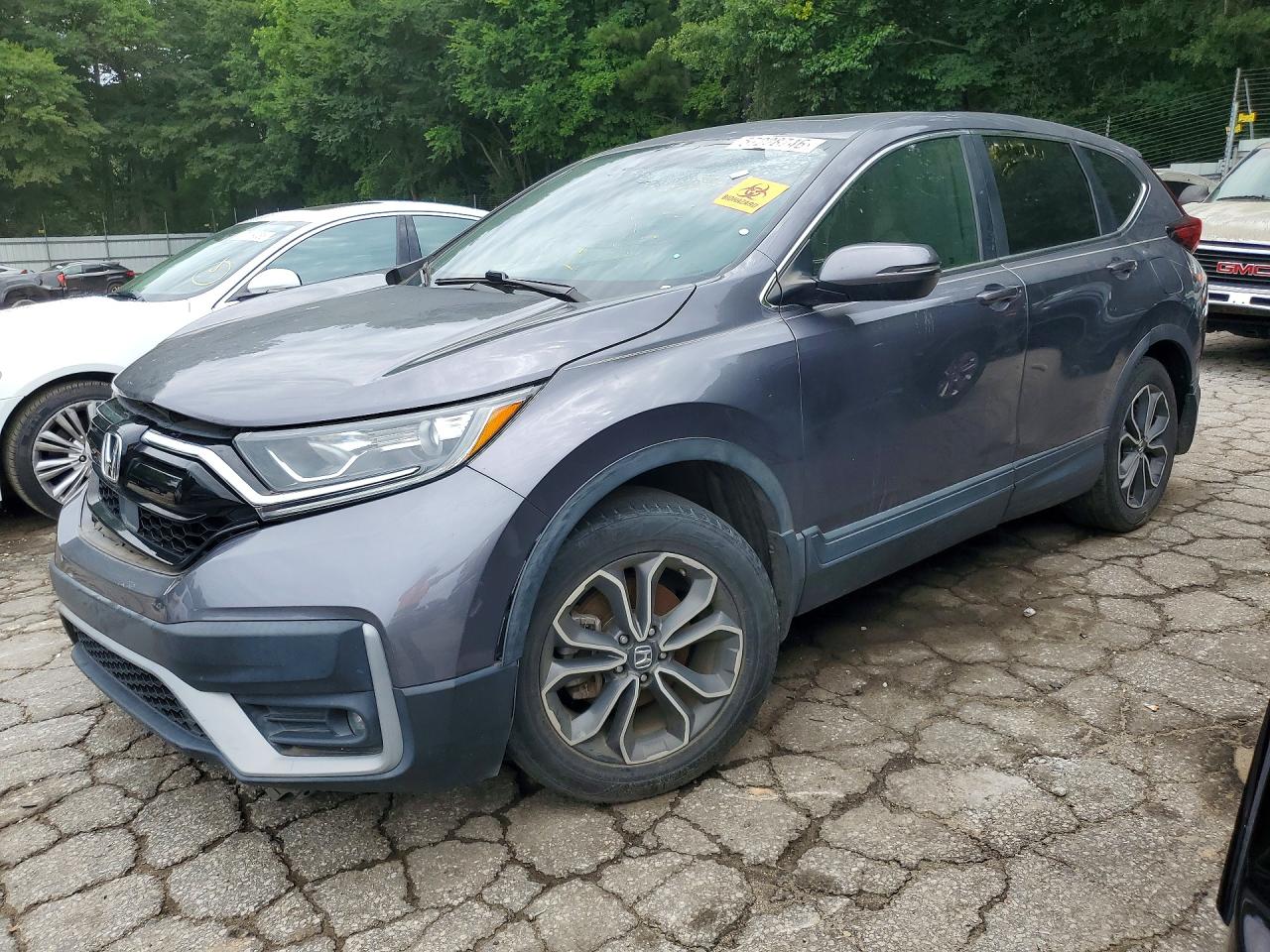2020 Honda CR-V EX, VIN 5J6RW1H54LL006182 — Пожар в салоне